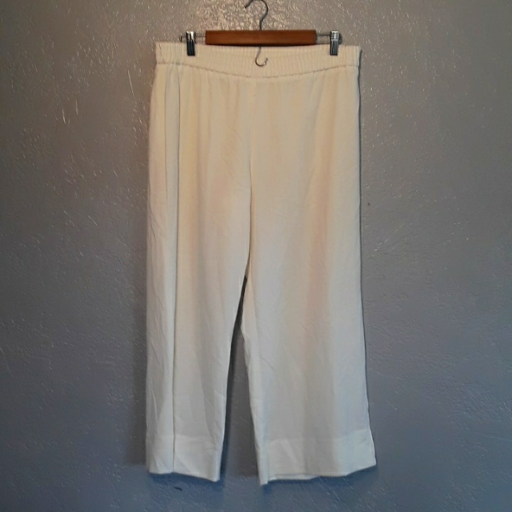 Drew size large rayon wide leg pants